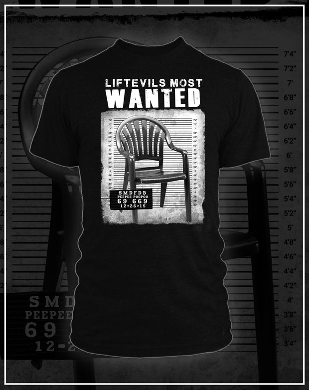 Most Wanted  - Plastic Chair Tee